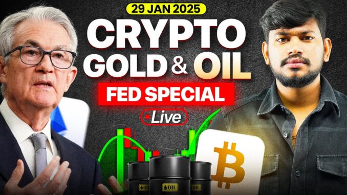 FED Live 29 Jan | Live Trading  || Crypto  , Altcoins  and Meme Coins | #livetrading #btc