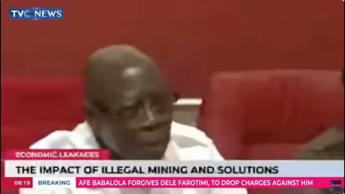 FLASHBACK:  Retired Generals Are Behind Illegal Mining In Nigeria - Oshiomhole