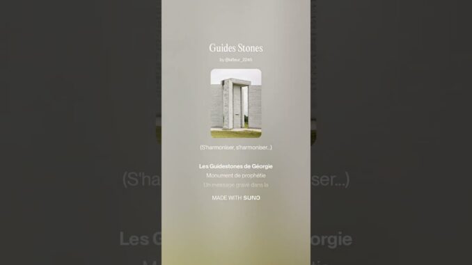 Guides Stones - CLAUDE AI / SUNO - The DogFather