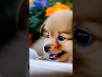 Puppy read newspaper. Do you read news daily?? #follow2explore #ai #puppy