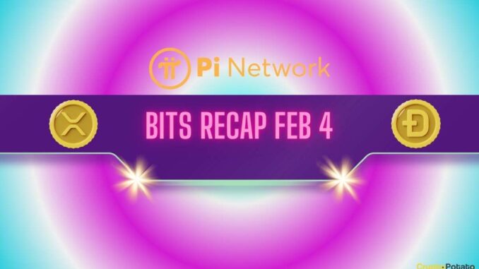Recent Pi Network Updates, Ripple (XRP) Price Predictions, and More: Bits Recap Feb 4