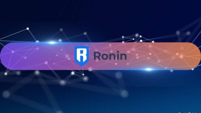 Ronin's DeFi TVL Grows 149% YoY, Boosted by RON Token's Ronin's DeFi TVL Grows 149% YoY, Boosted by RON Token's 30% Price Rise