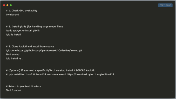 Tutorial to Fine-Tuning Mistral 7B with QLoRA Using Axolotl for Tutorial to Fine-Tuning Mistral 7B with QLoRA Using Axolotl for Efficient LLM Training