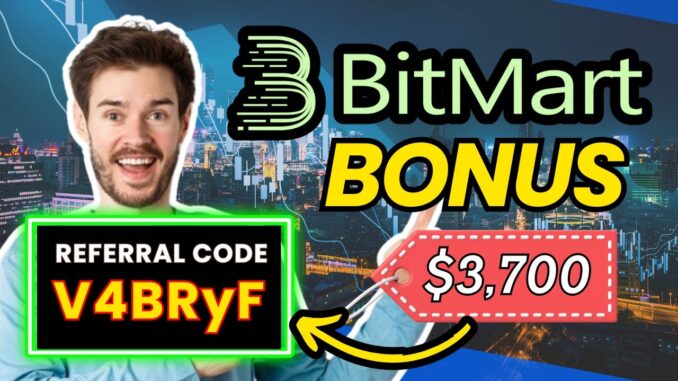 Bitmart Referral Code "V4BRyF" Guide for 2025 | Crypto Kickstart