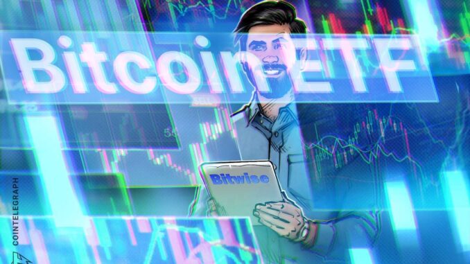 Bitwise launches Bitcoin corporate treasury ETF Bitwise launches Bitcoin corporate treasury ETF
