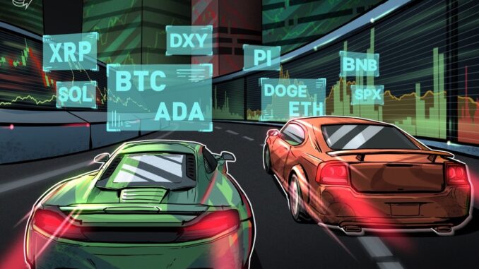 Price analysis 3/10: SPX, DXY, BTC, ETH, XRP, BNB, SOL, Price analysis 3/10: SPX, DXY, BTC, ETH, XRP, BNB, SOL, DOGE, ADA, PI