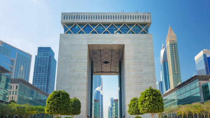 Ripple Secures DFSA License in the UAE An image of the Dubai International Financial Centre