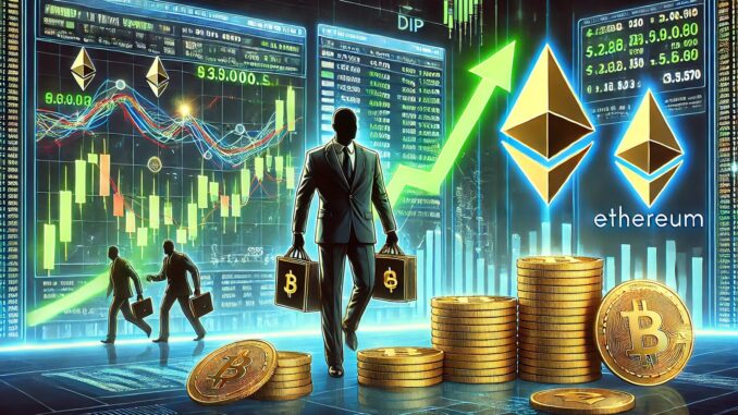 Big-Money Traders Buying ETH Dip Ethereum