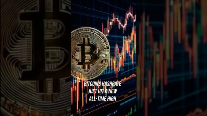 Bitcoin Hashrate Just Hit a New All-Time High! ⚡📈