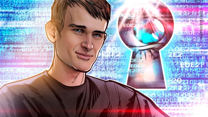 Ethereum co-founder Vitalik Buterin: ‘Privacy is freedom’ Ethereum co-founder Vitalik Buterin: ‘Privacy is freedom’