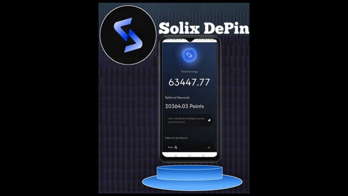 NEW MINING SOLIX DEPIN $29.5M FUNDS COMPLETE GUIDE FOR NEWBIE