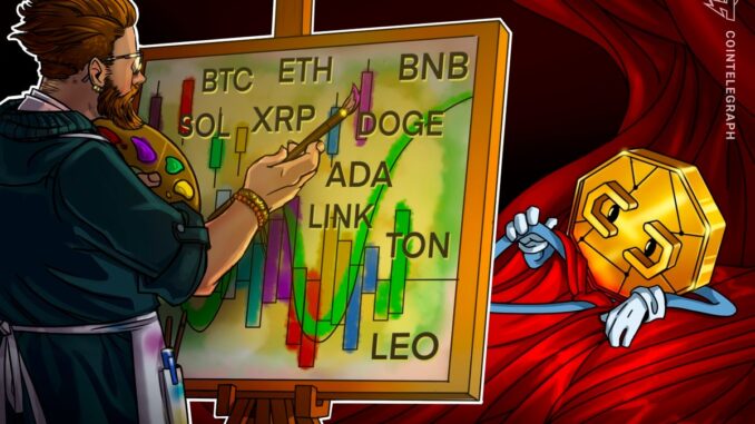 Price analysis 4/9: BTC, ETH, XRP, BNB, SOL, DOGE, ADA, Price analysis 4/9: BTC, ETH, XRP, BNB, SOL, DOGE, ADA, LEO, LINK, TON