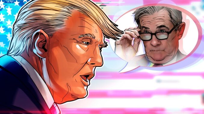 US dollar, stocks tumble and crypto gains as Trump amps US dollar, stocks tumble and crypto gains as Trump amps up pressure on Fed