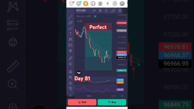 Live btc trading day 81 #btc #btclivetrading #crypto #shorts #short #shortsfeed #viral #viralshorts