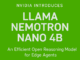 NVIDIA Releases Llama Nemotron Nano 4B: An Efficient Open Reasoning Model Optimized for Edge AI and Scientific Tasks