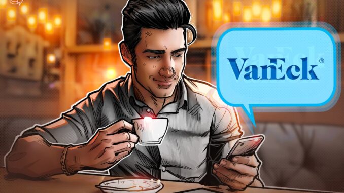 VanEck to launch Avalanche ecosystem fund VanEck to launch Avalanche ecosystem fund