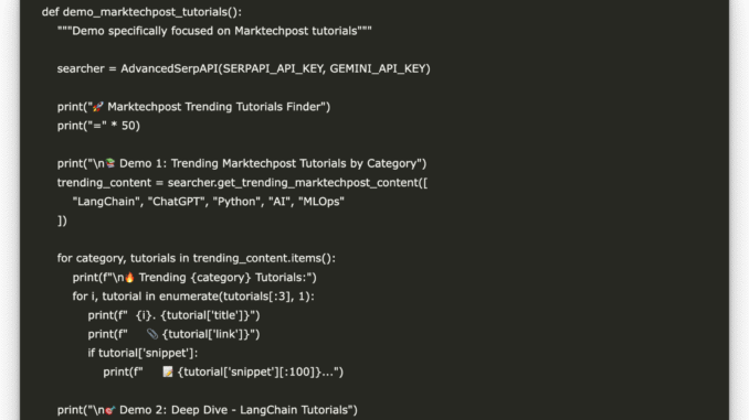 A Comprehensive Coding Tutorial for Advanced SerpAPI Integration with Google A Comprehensive Coding Tutorial for Advanced SerpAPI Integration with Google Gemini-1.5-Flash for Advanced Analytics