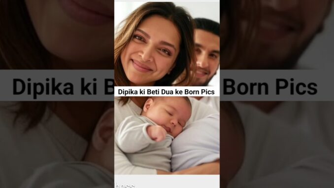 ☺️✨️RanVeer's Daughter🤔Asi Dipika ki Beti Dua AI pics #viral #bollywood #deepveer #shots #trending
