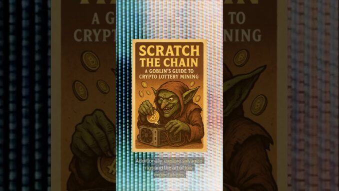 Scratch the Chain - A Goblins Guide to Crypto Lottery Mining  #crypto #booktok #cryptocurrency